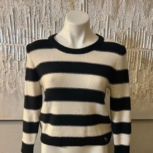 Black and white sweater